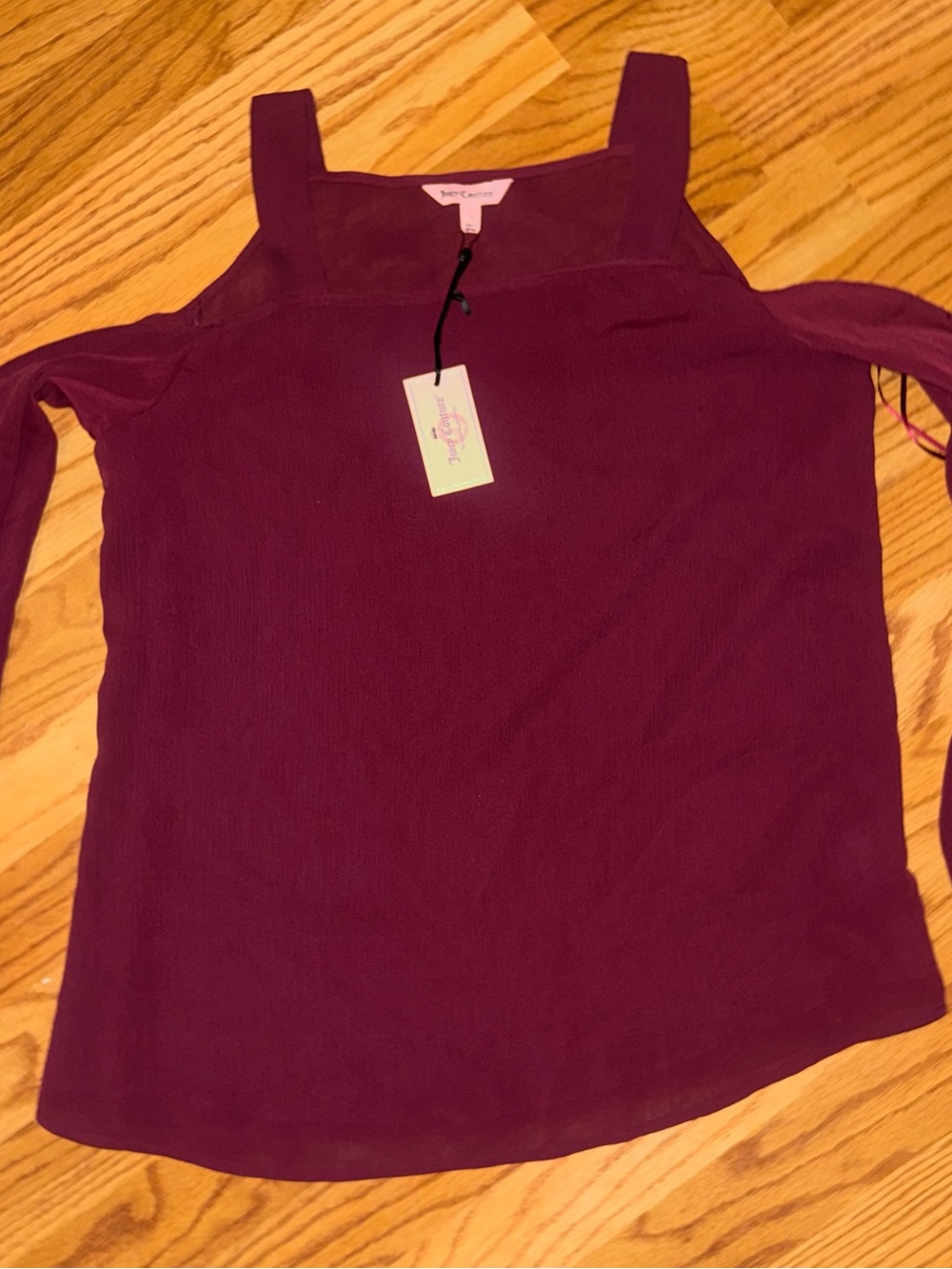 *NWT**** Juicy Couture Cold-Shoulder Top